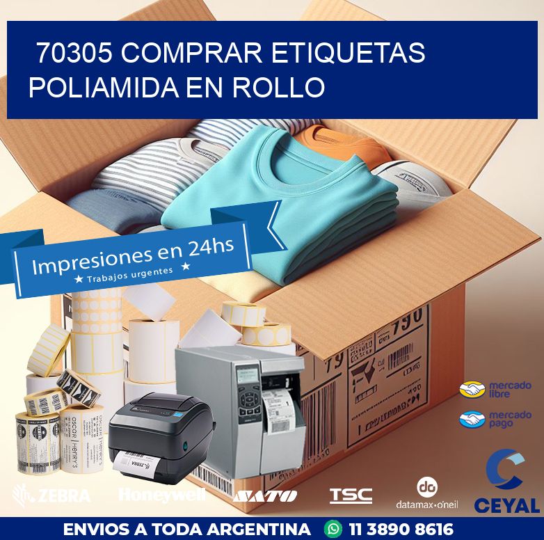 70305 COMPRAR ETIQUETAS POLIAMIDA EN ROLLO