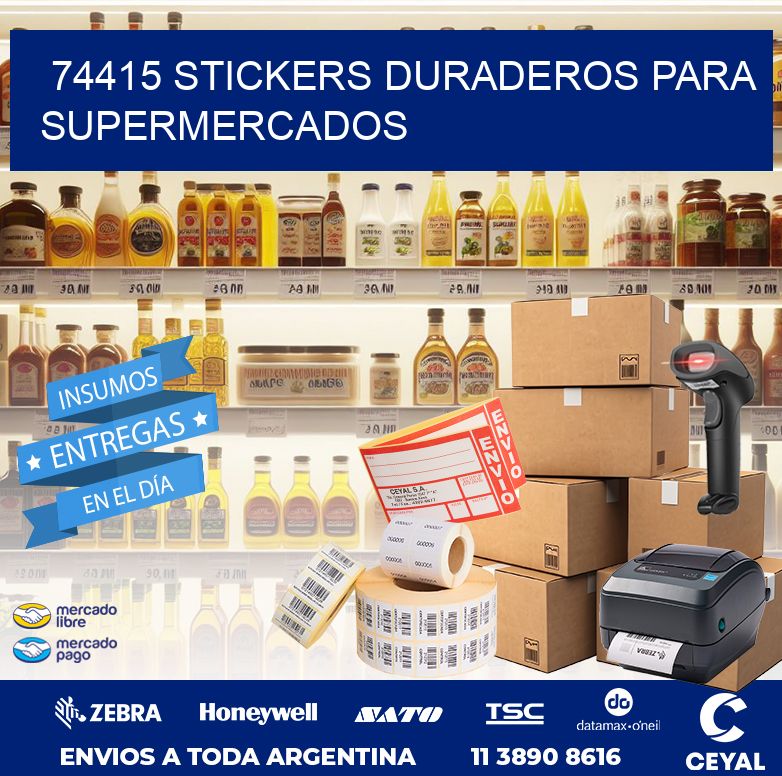 74415 STICKERS DURADEROS PARA SUPERMERCADOS