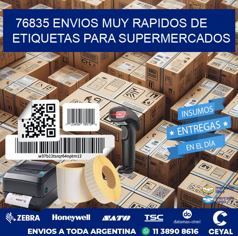 76835 ENVIOS MUY RAPIDOS DE ETIQUETAS PARA SUPERMERCADOS