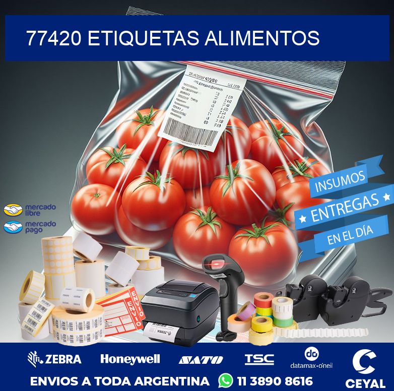 77420 ETIQUETAS ALIMENTOS