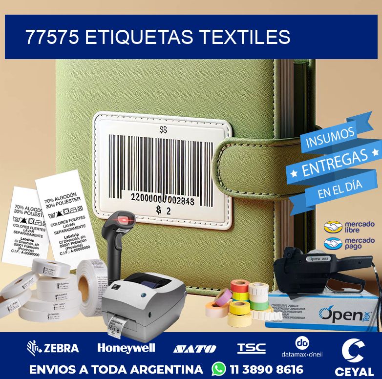 77575 ETIQUETAS TEXTILES