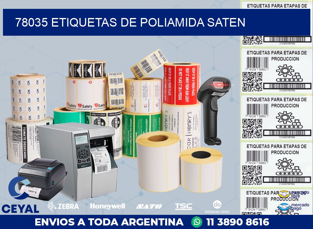 78035 ETIQUETAS DE POLIAMIDA SATEN