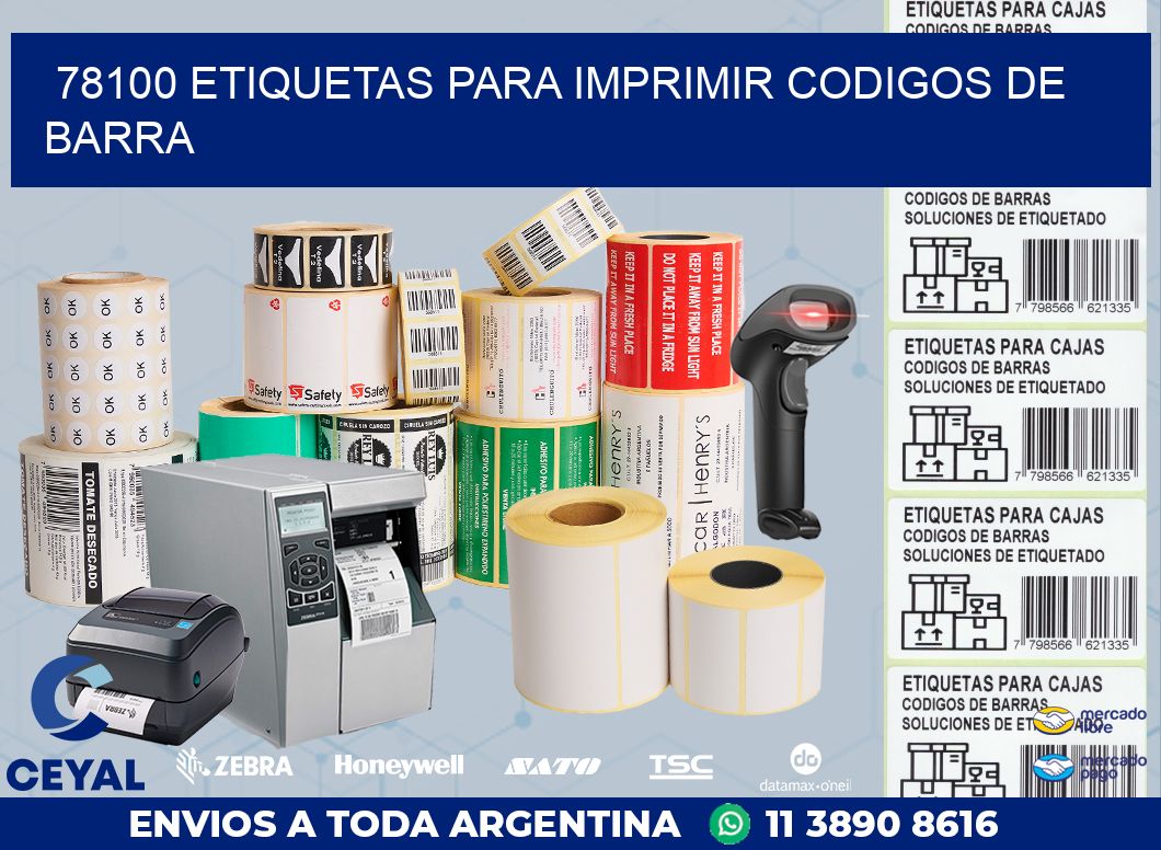 78100 ETIQUETAS PARA IMPRIMIR CODIGOS DE BARRA