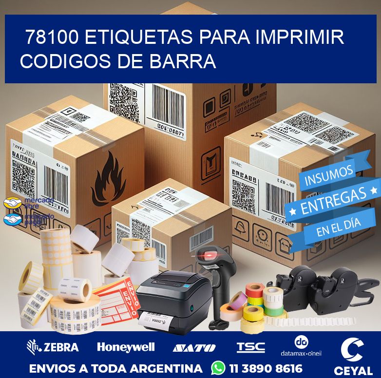 78100 ETIQUETAS PARA IMPRIMIR CODIGOS DE BARRA