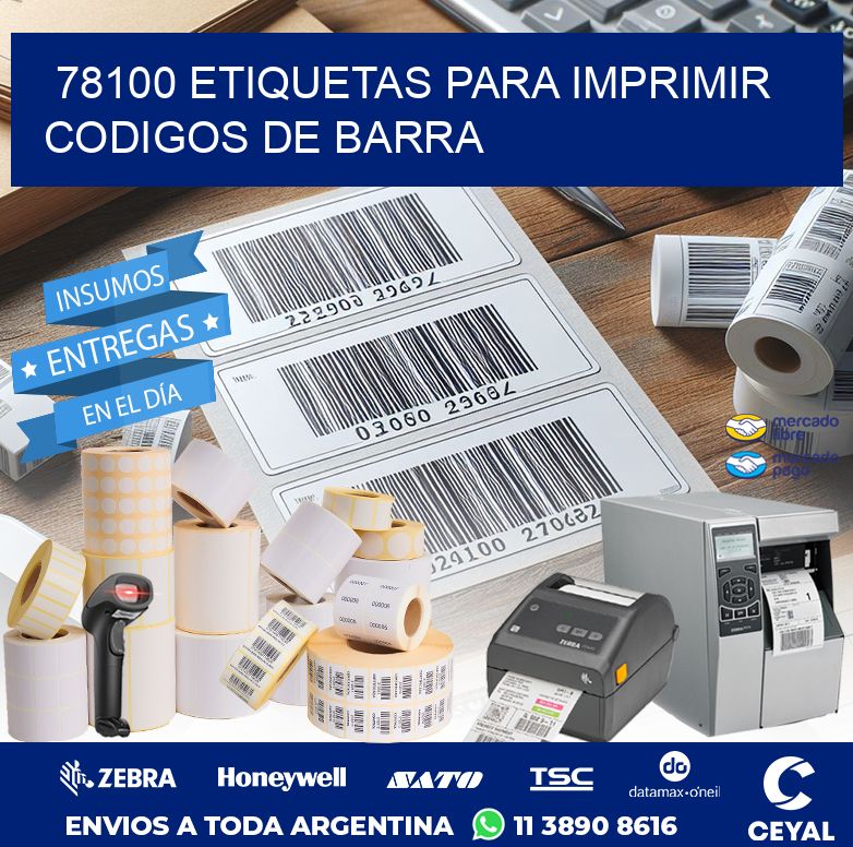 78100 ETIQUETAS PARA IMPRIMIR CODIGOS DE BARRA