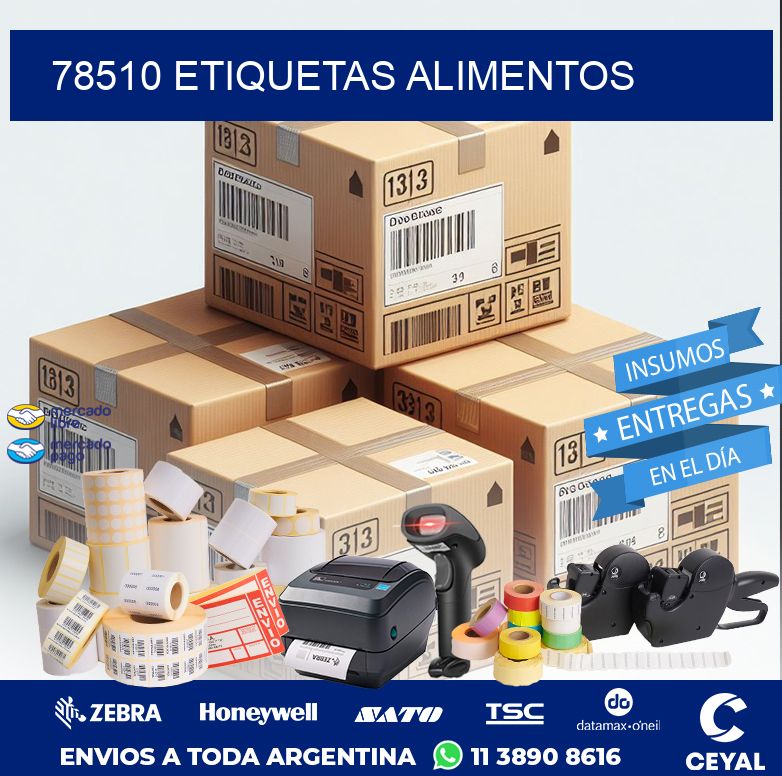 78510 ETIQUETAS ALIMENTOS