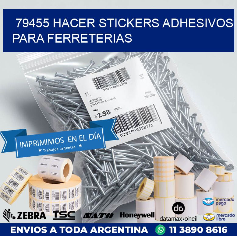 79455 HACER STICKERS ADHESIVOS PARA FERRETERIAS