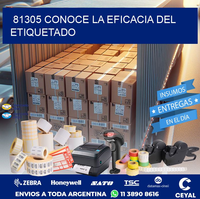 81305 CONOCE LA EFICACIA DEL ETIQUETADO