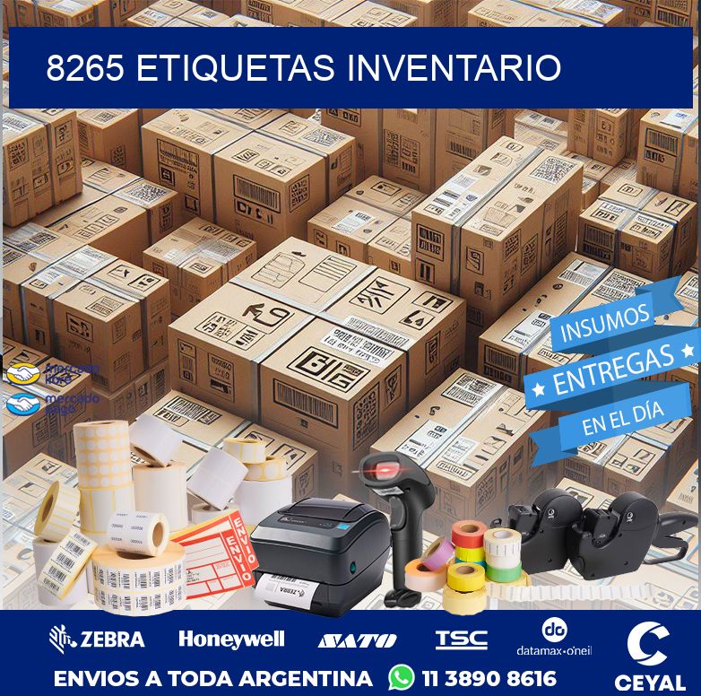 8265 ETIQUETAS INVENTARIO