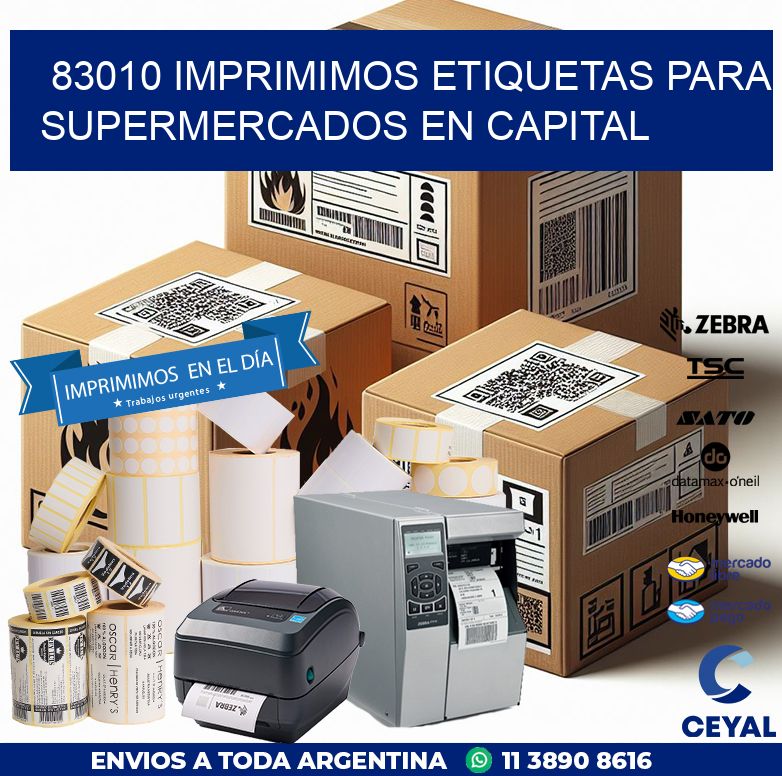 83010 IMPRIMIMOS ETIQUETAS PARA SUPERMERCADOS EN CAPITAL