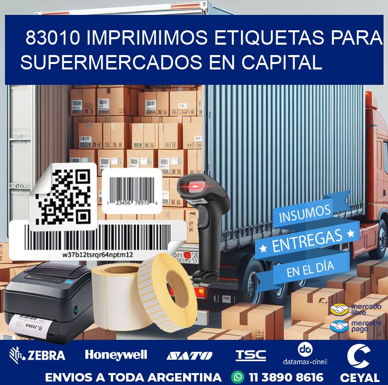 83010 IMPRIMIMOS ETIQUETAS PARA SUPERMERCADOS EN CAPITAL