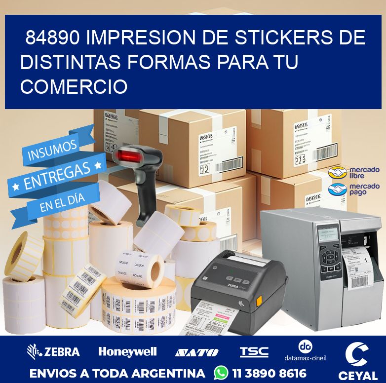 84890 IMPRESION DE STICKERS DE DISTINTAS FORMAS PARA TU COMERCIO