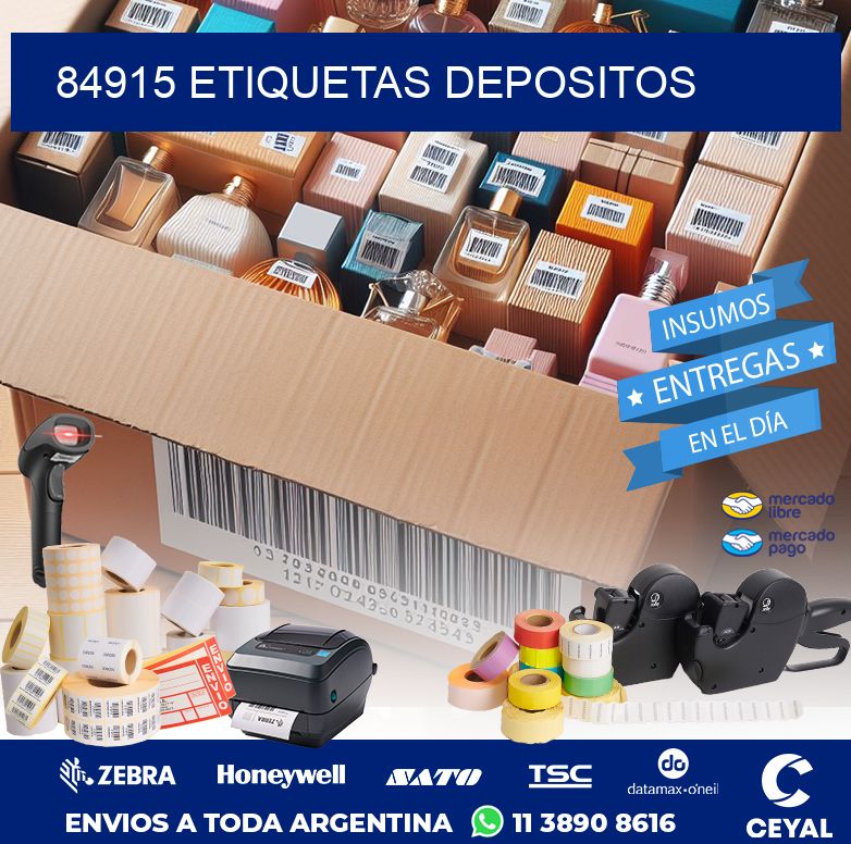 84915 ETIQUETAS DEPOSITOS
