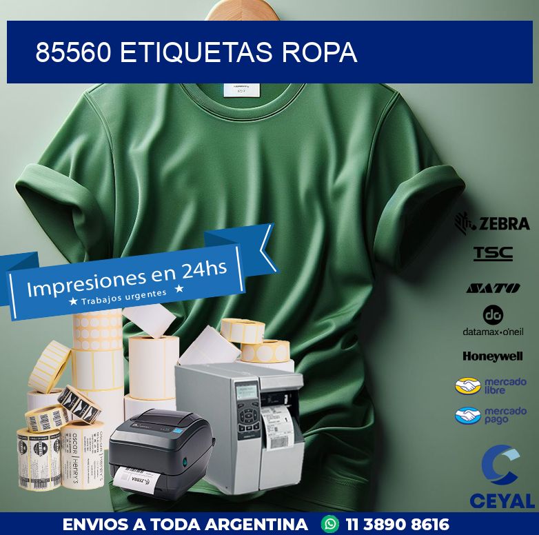85560 ETIQUETAS ROPA