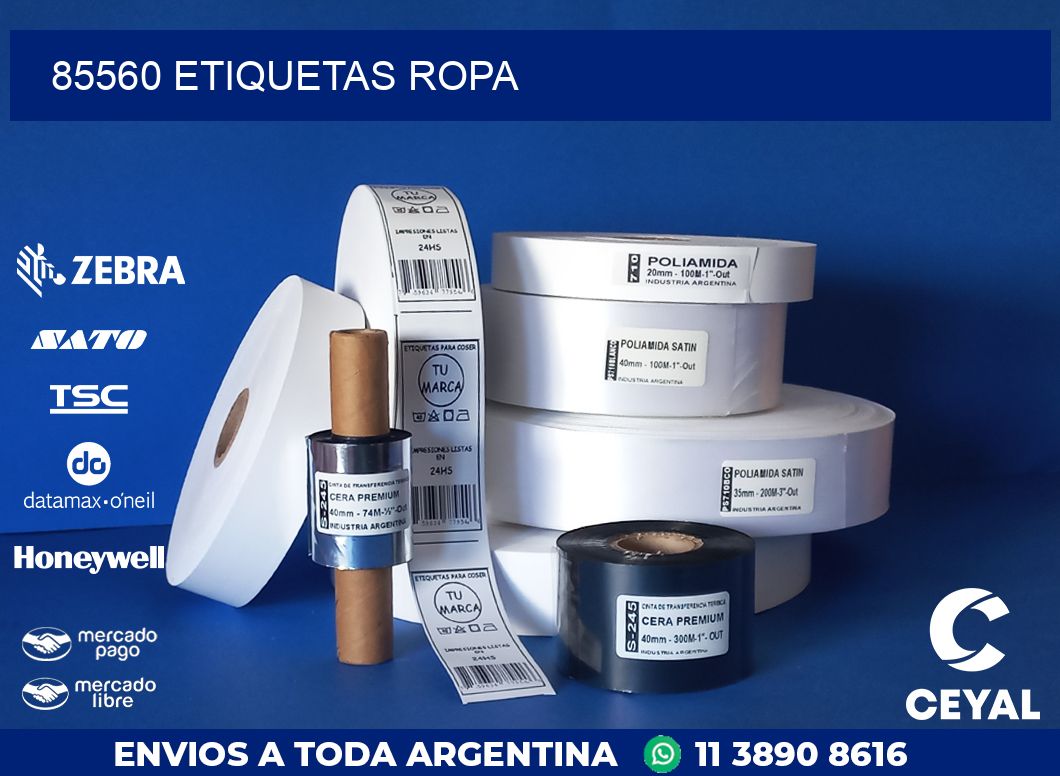 85560 ETIQUETAS ROPA