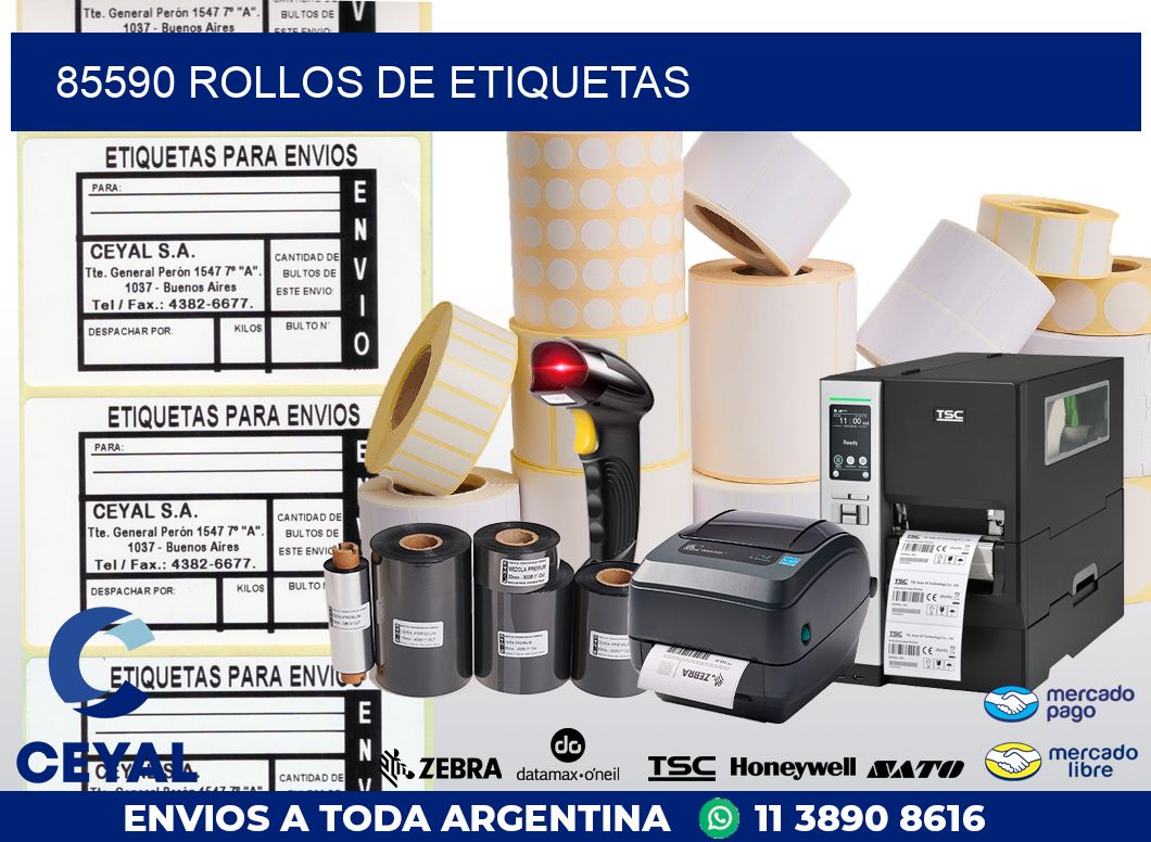 85590 ROLLOS DE ETIQUETAS