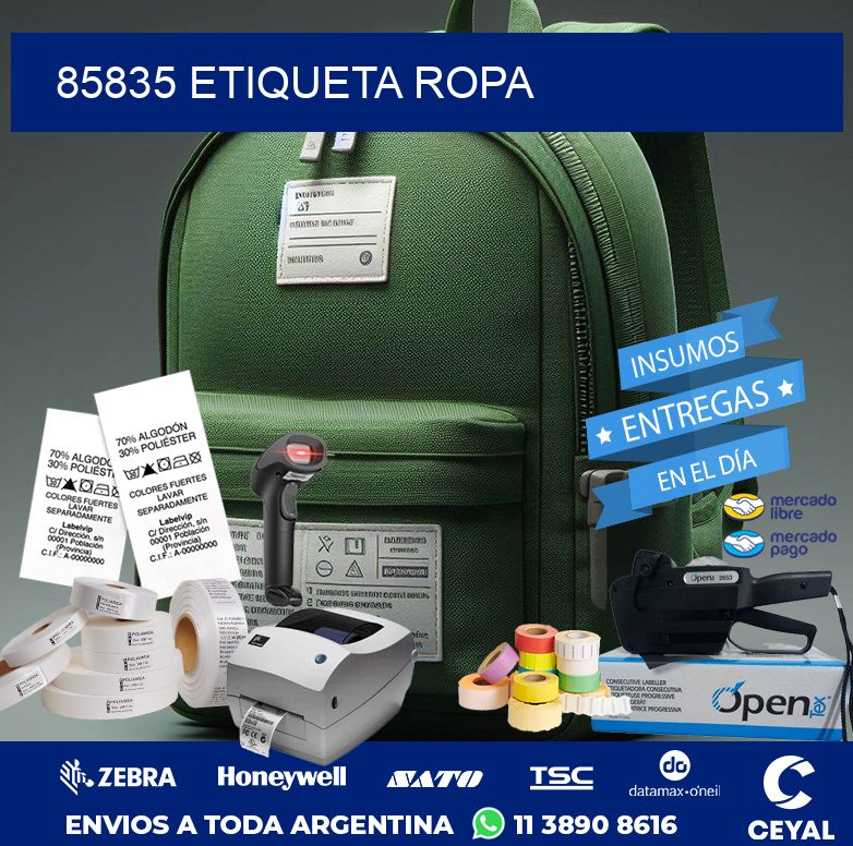 85835 ETIQUETA ROPA