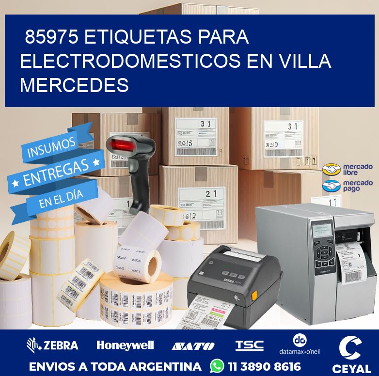 85975 ETIQUETAS PARA ELECTRODOMESTICOS EN VILLA MERCEDES