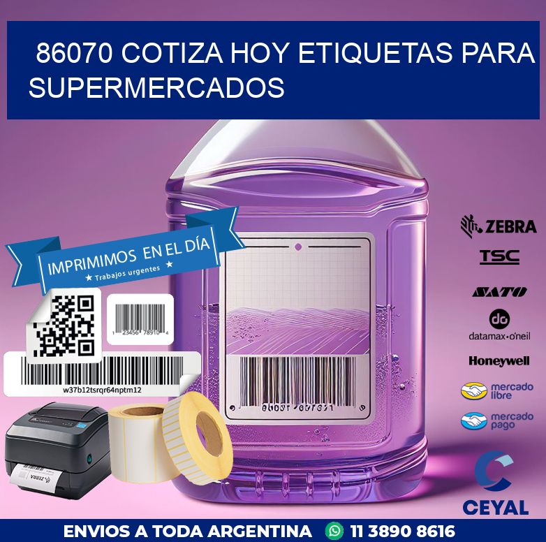 86070 COTIZA HOY ETIQUETAS PARA SUPERMERCADOS