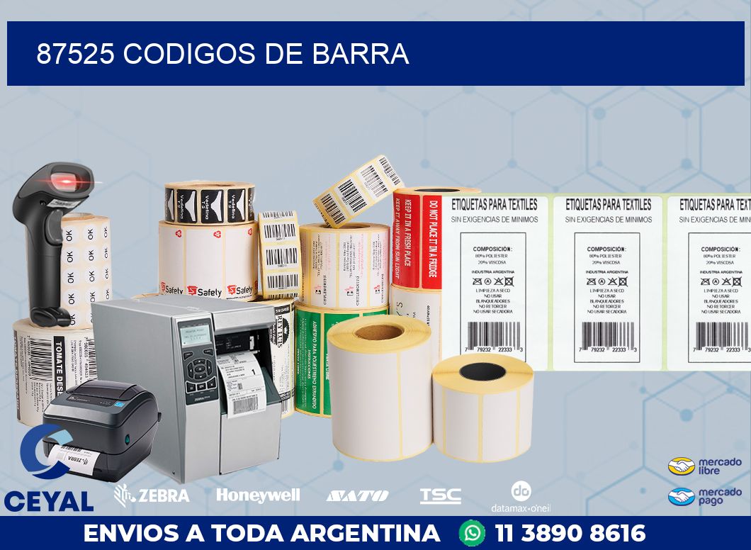 87525 CODIGOS DE BARRA
