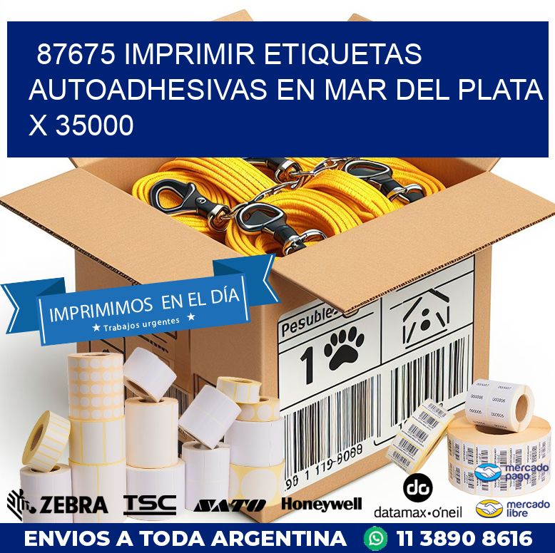 87675 IMPRIMIR ETIQUETAS AUTOADHESIVAS EN MAR DEL PLATA X 35000