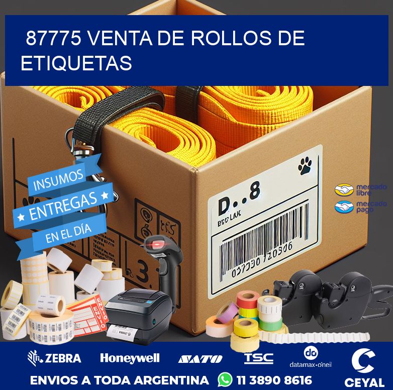 87775 VENTA DE ROLLOS DE ETIQUETAS