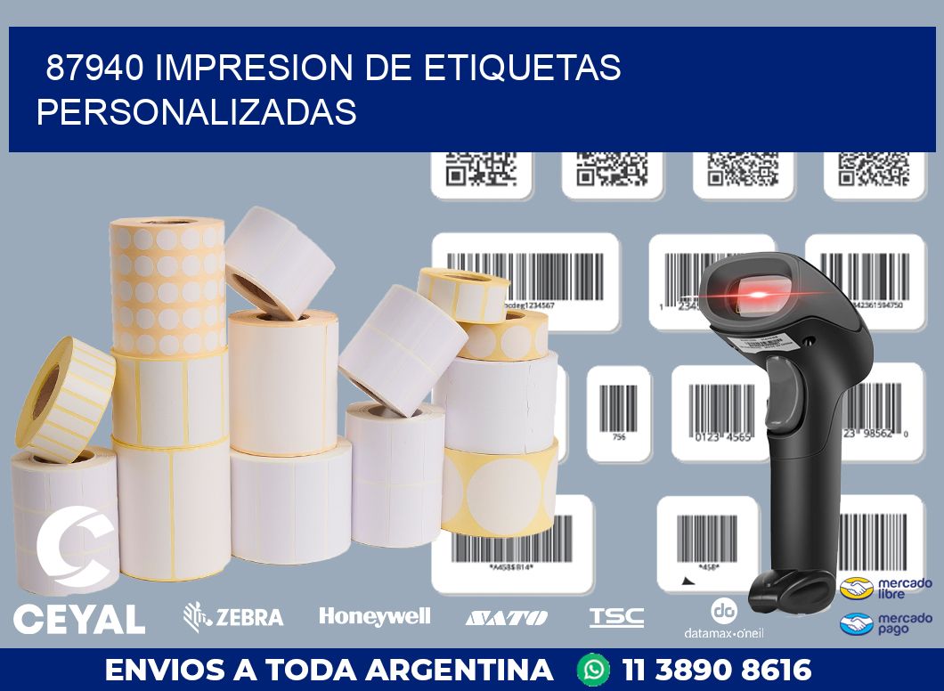 87940 IMPRESION DE ETIQUETAS PERSONALIZADAS