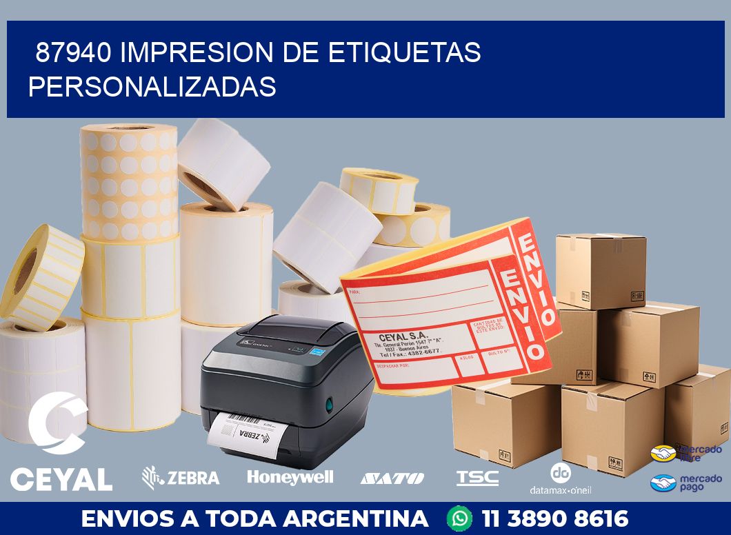 87940 IMPRESION DE ETIQUETAS PERSONALIZADAS