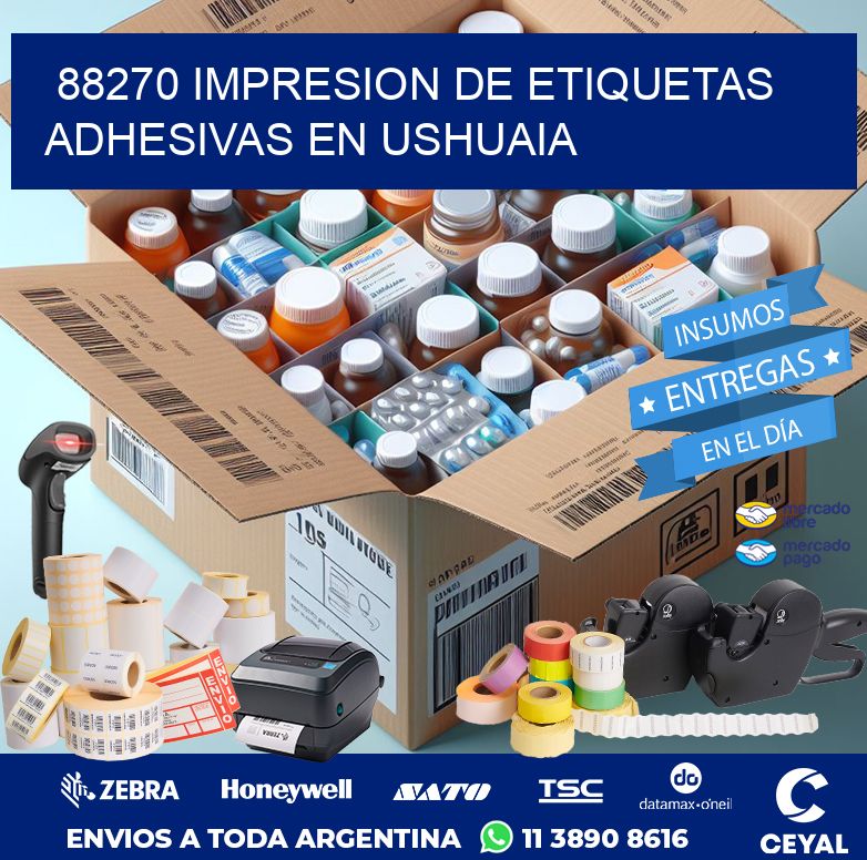 88270 IMPRESION DE ETIQUETAS ADHESIVAS EN USHUAIA