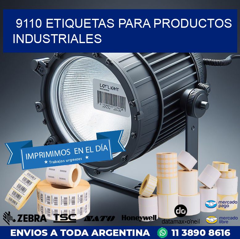 9110 ETIQUETAS PARA PRODUCTOS INDUSTRIALES