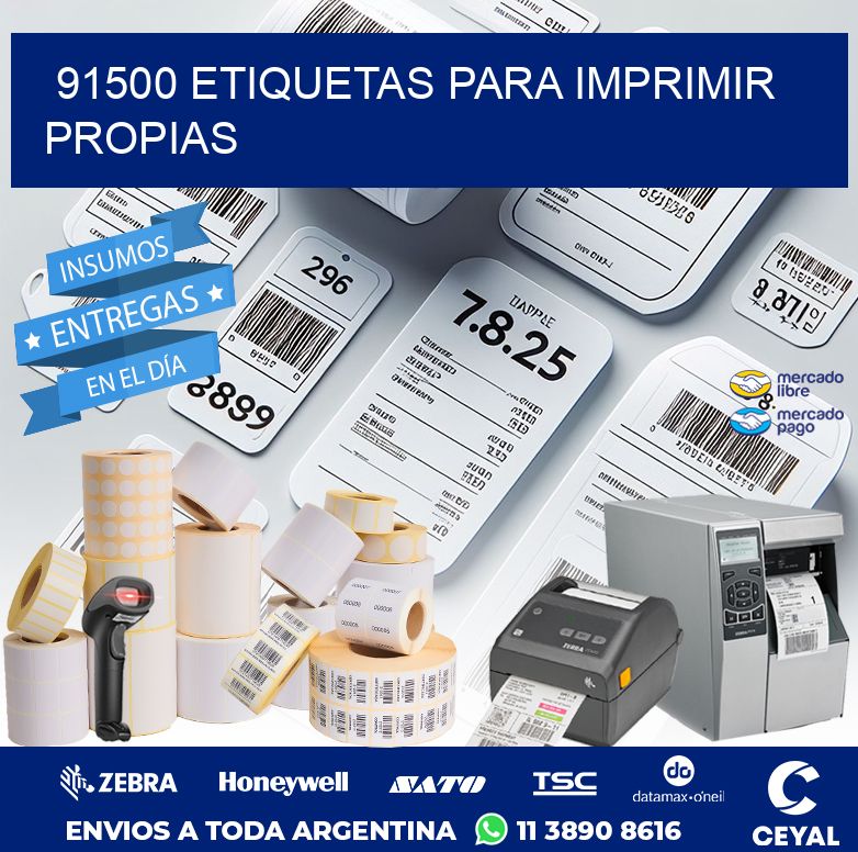 91500 ETIQUETAS PARA IMPRIMIR PROPIAS