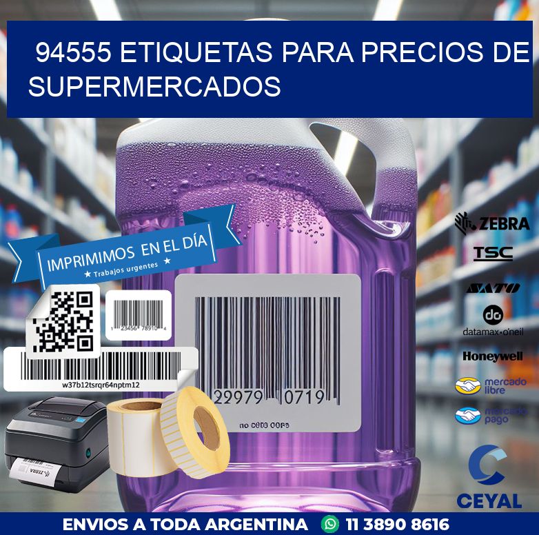 94555 ETIQUETAS PARA PRECIOS DE SUPERMERCADOS