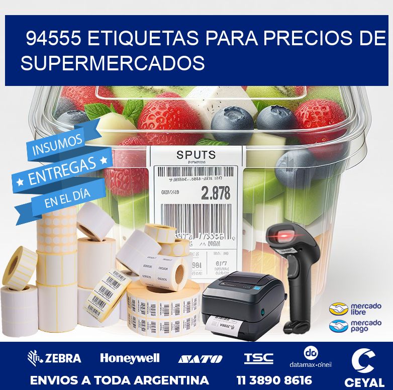 94555 ETIQUETAS PARA PRECIOS DE SUPERMERCADOS