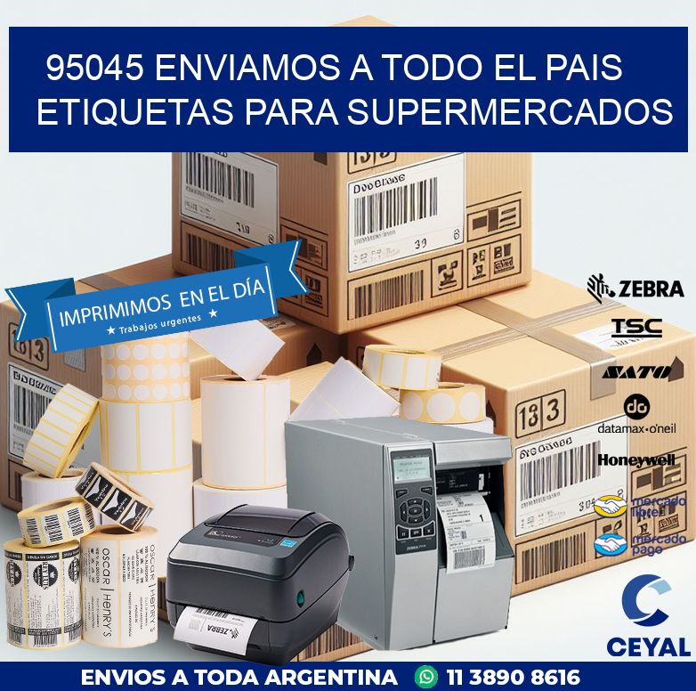 95045 ENVIAMOS A TODO EL PAIS ETIQUETAS PARA SUPERMERCADOS