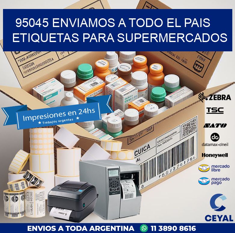 95045 ENVIAMOS A TODO EL PAIS ETIQUETAS PARA SUPERMERCADOS