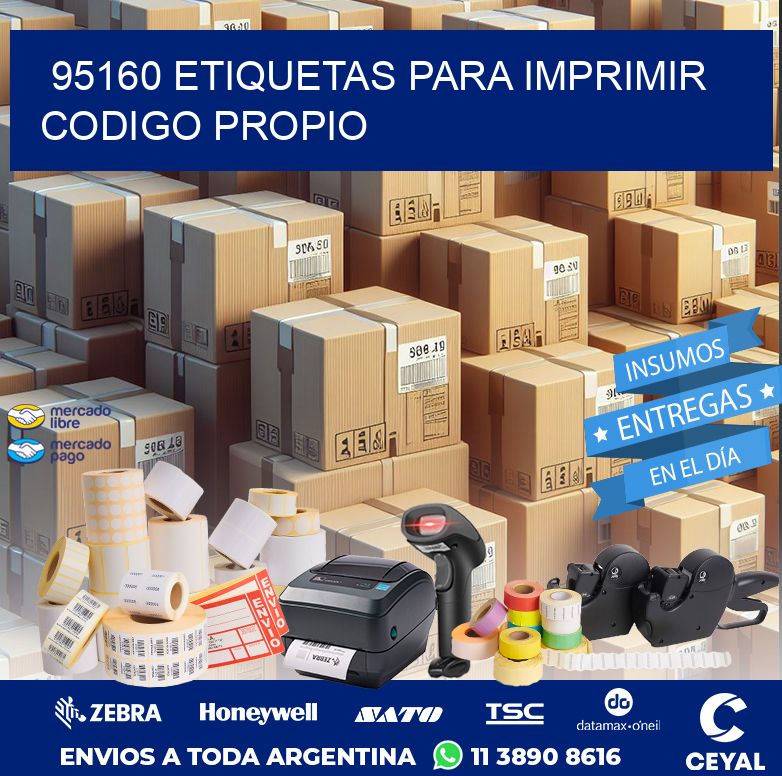 95160 ETIQUETAS PARA IMPRIMIR CODIGO PROPIO