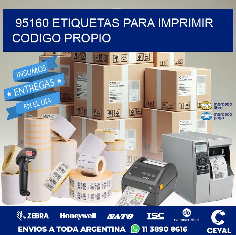 95160 ETIQUETAS PARA IMPRIMIR CODIGO PROPIO