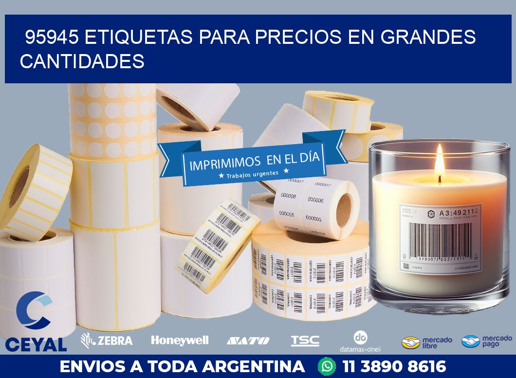 95945 ETIQUETAS PARA PRECIOS EN GRANDES CANTIDADES