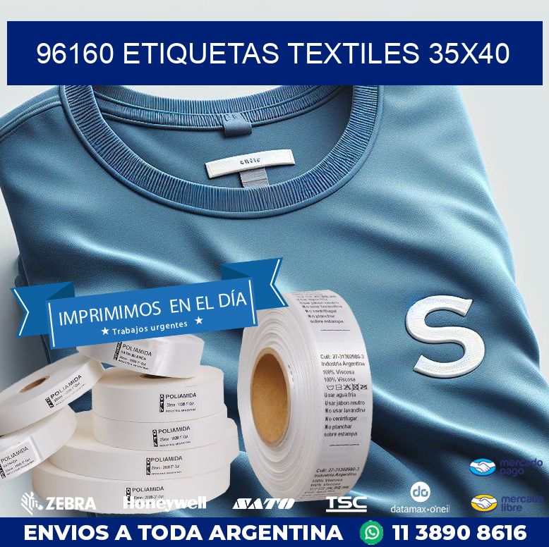 96160 ETIQUETAS TEXTILES 35X40