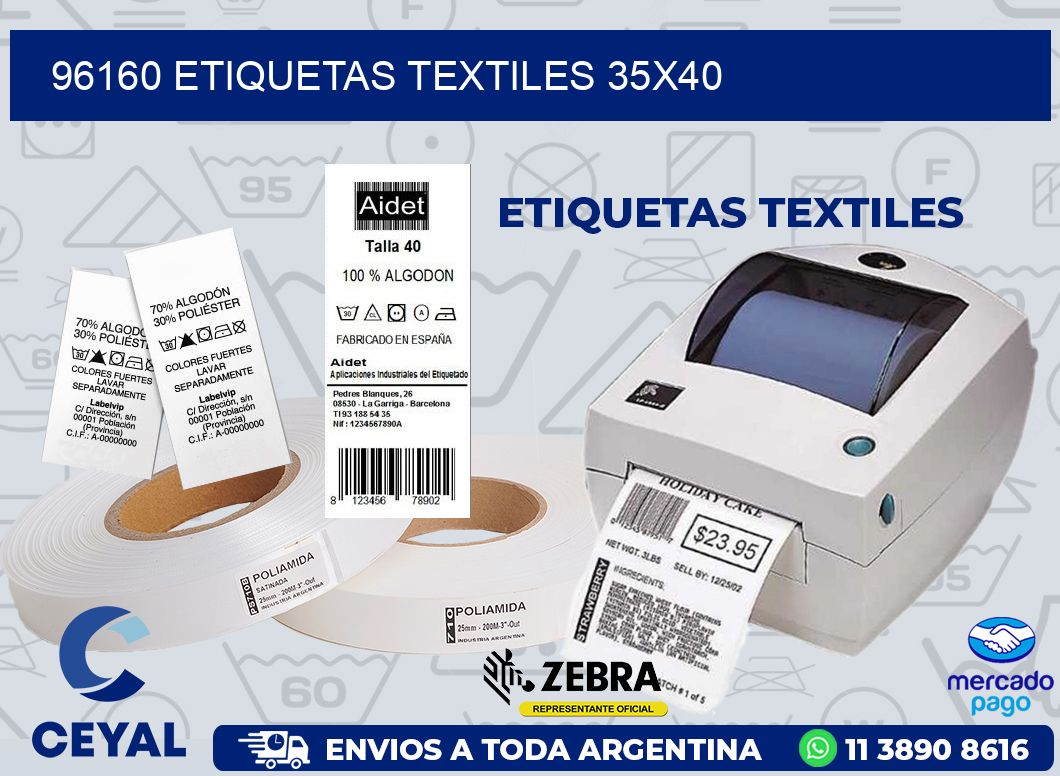 96160 ETIQUETAS TEXTILES 35X40