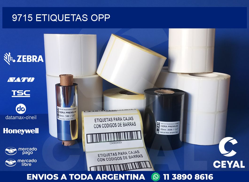 9715 ETIQUETAS OPP