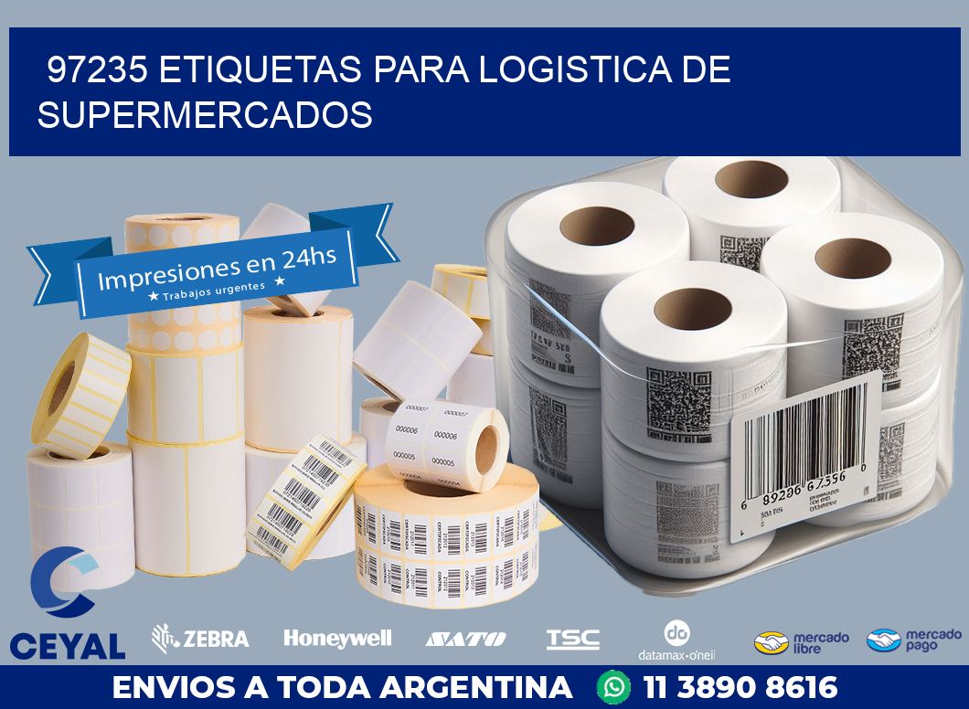 97235 ETIQUETAS PARA LOGISTICA DE SUPERMERCADOS