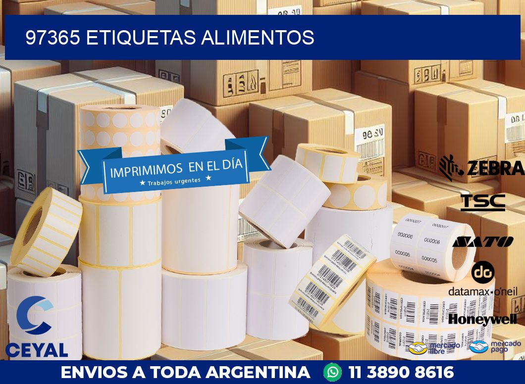 97365 ETIQUETAS ALIMENTOS