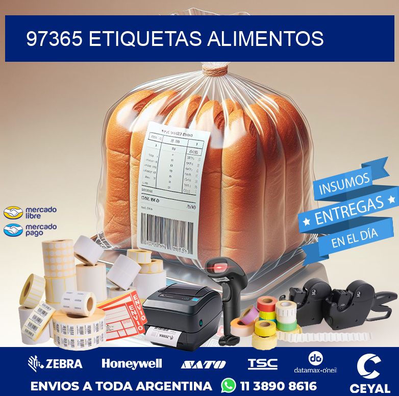97365 ETIQUETAS ALIMENTOS