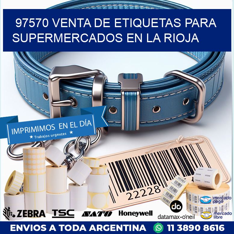 97570 VENTA DE ETIQUETAS PARA SUPERMERCADOS EN LA RIOJA