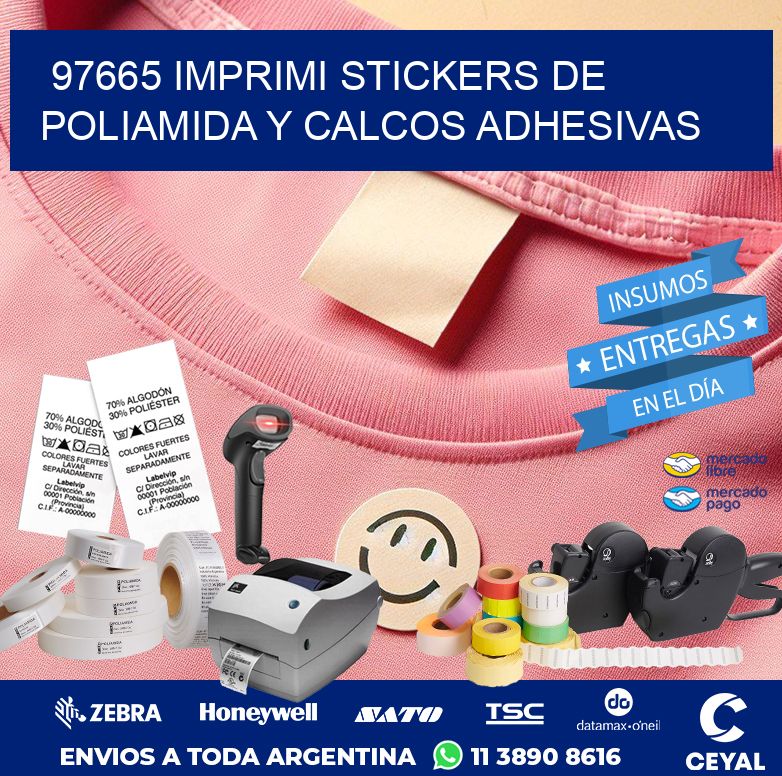 97665 IMPRIMI STICKERS DE POLIAMIDA Y CALCOS ADHESIVAS