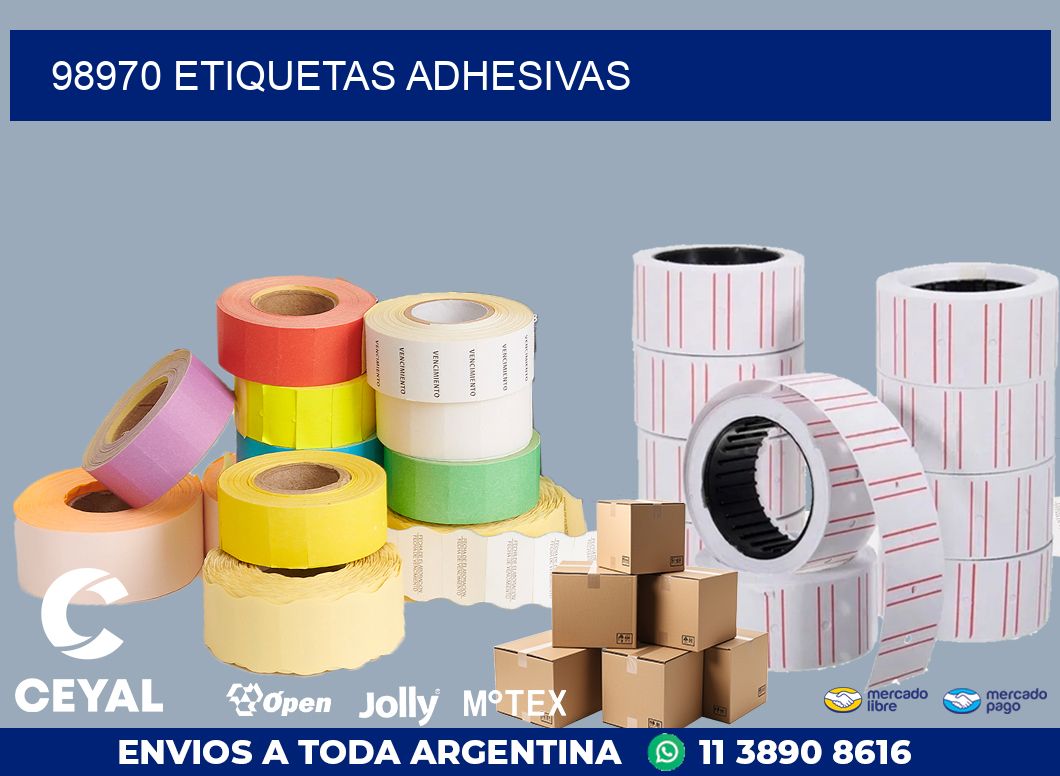 98970 ETIQUETAS ADHESIVAS