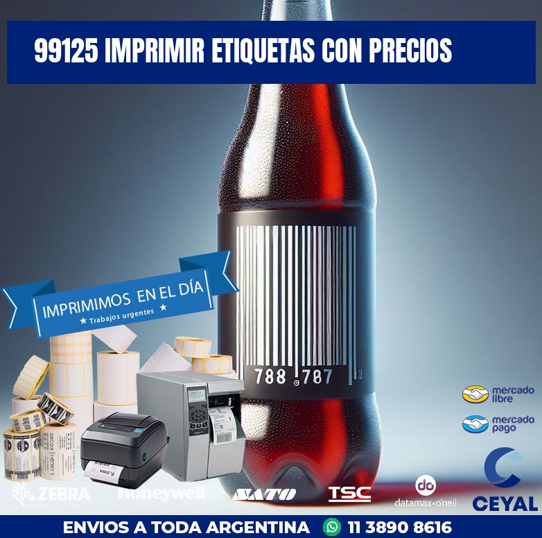 99125 IMPRIMIR ETIQUETAS CON PRECIOS