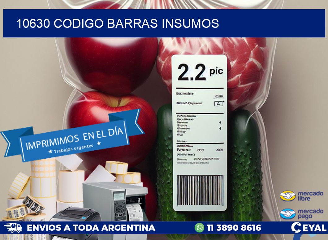 10630 CODIGO BARRAS INSUMOS