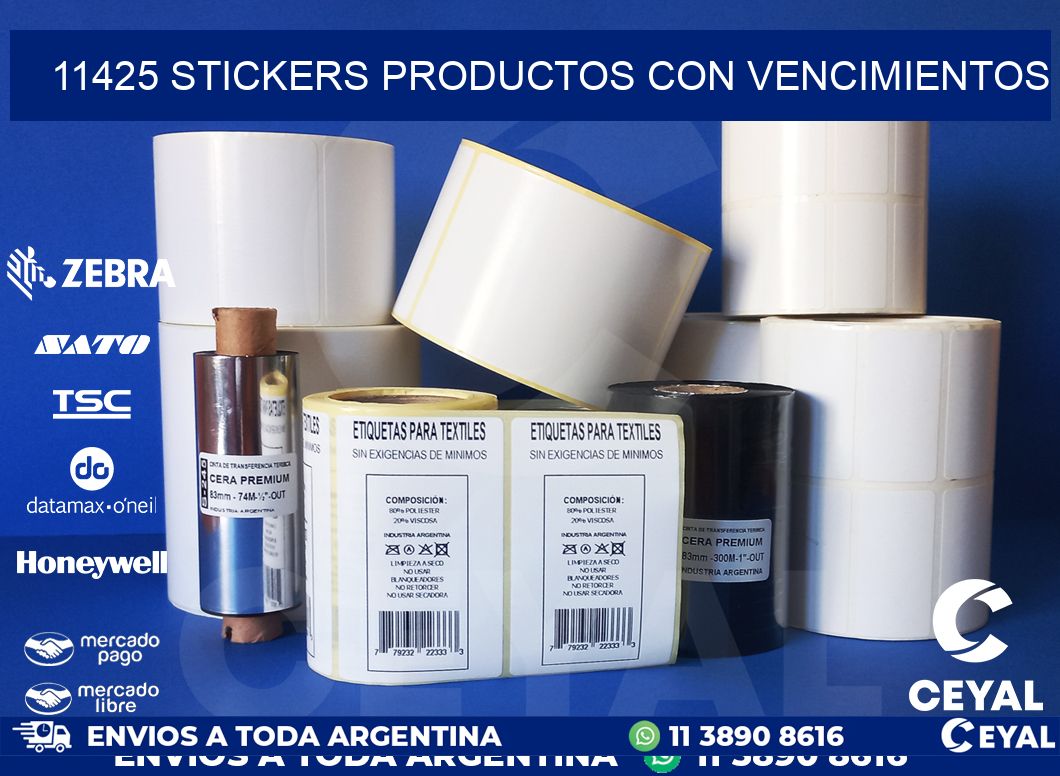 11425 STICKERS PRODUCTOS CON VENCIMIENTOS